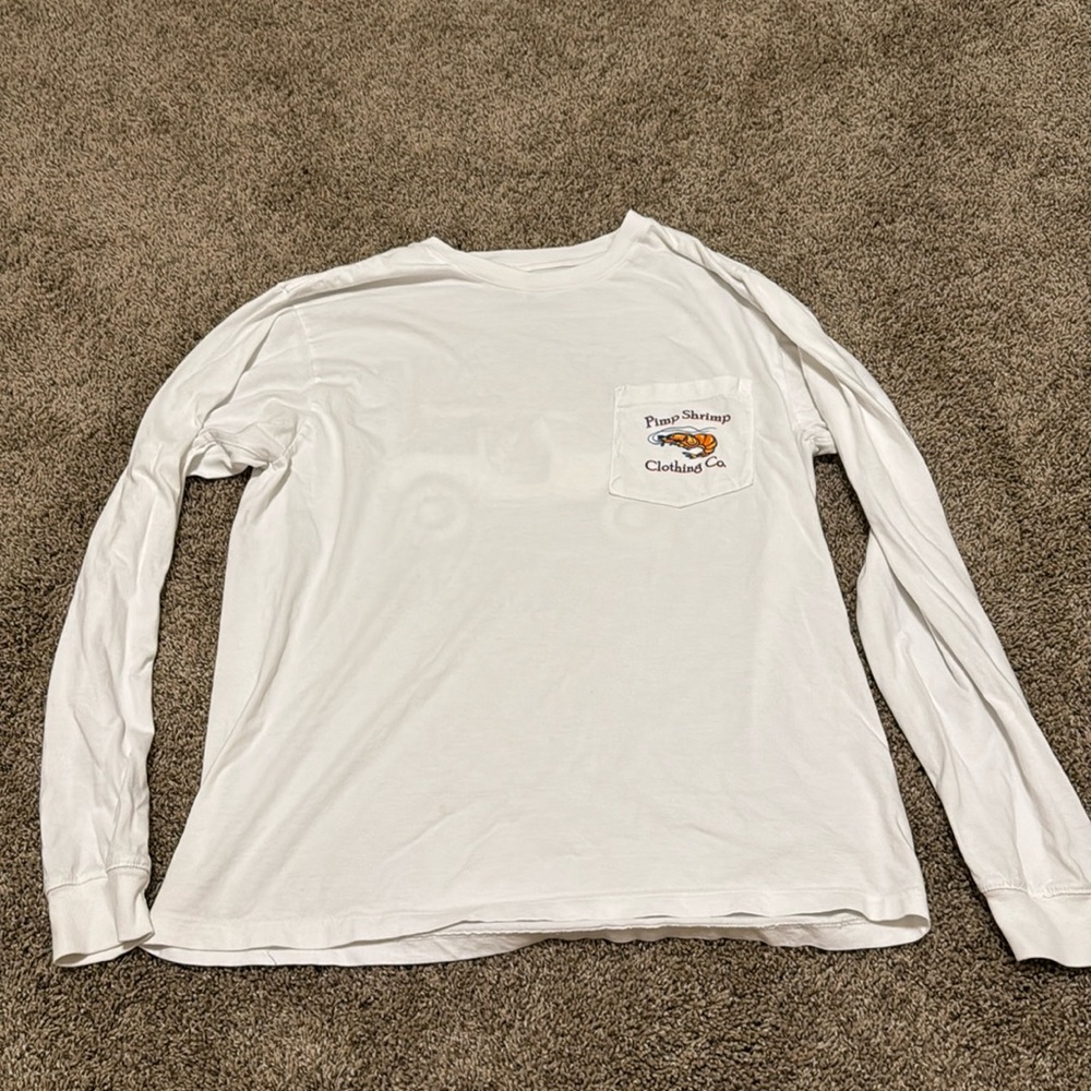 Men’s pimp shrimp long sleeve tshirt